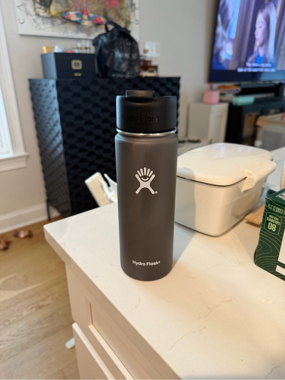 Hydro Flask Matte Charcoal Coffee Tumbler